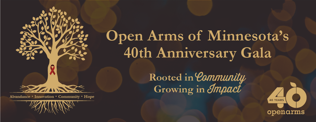 Open Arms of Minnesota's 40th Anniversary Gala